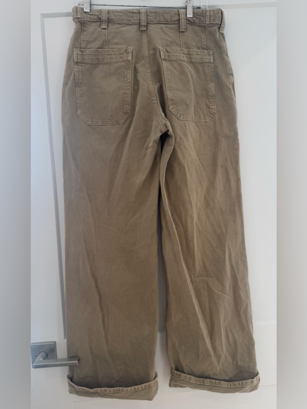 We The Free Khaki High-Rise Wide Leg Pants - Picture 6 of 6